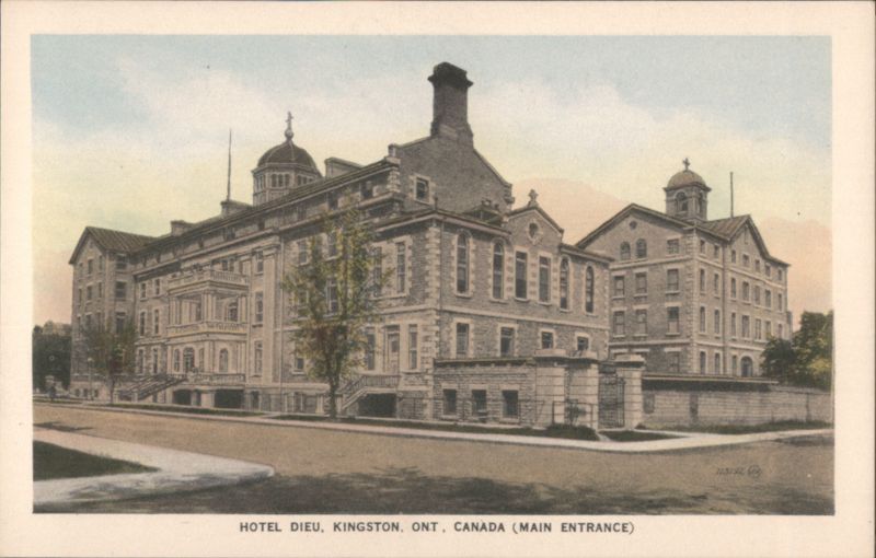 Hotel Dieu, Main Entrance Kingston Canada Ontario