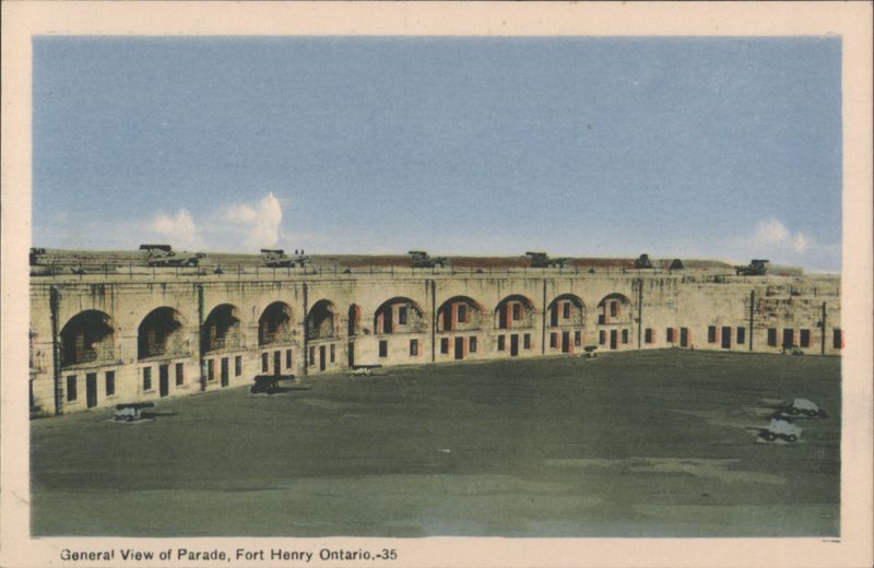 General View of Parade, Fort Henry Ontario Canada