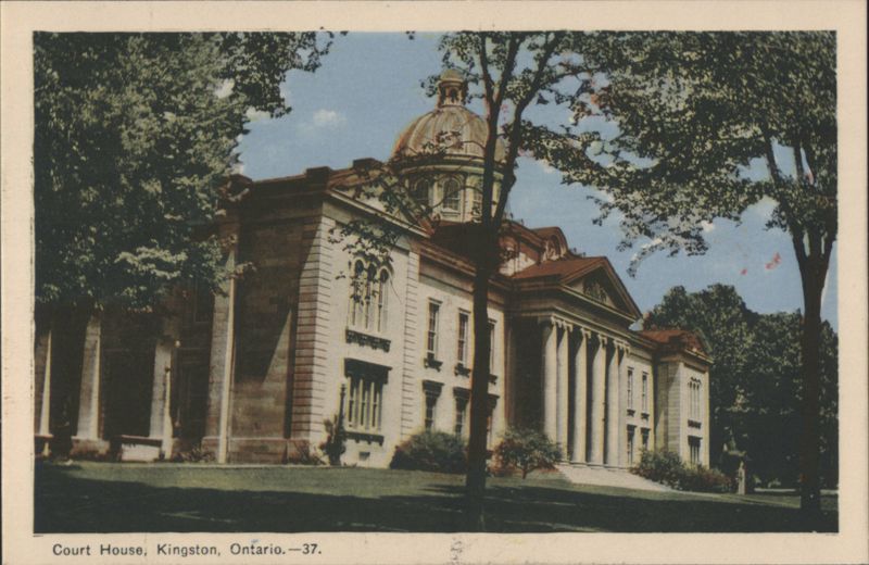 Kingston Court House with Dome, Ontario Canada