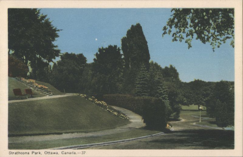 Strathcona Park, Ottawa, Winding Path & Trees Canada