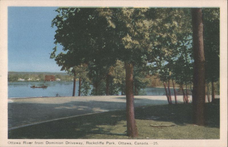 Ottawa River, Rockcliffe Park, Dominion Driveway View Canada