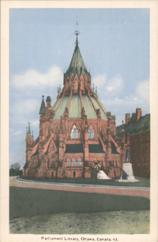Parliament Library, Ottawa, Canada ON Ontario