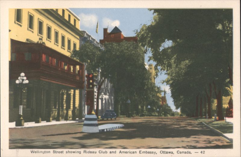 Wellington Street, Rideau Club & American Embassy Ottawa Canada