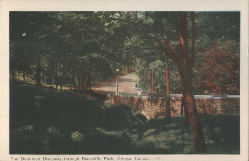 Dominion Driveway through Rockcliffe Park, Ottawa Canada