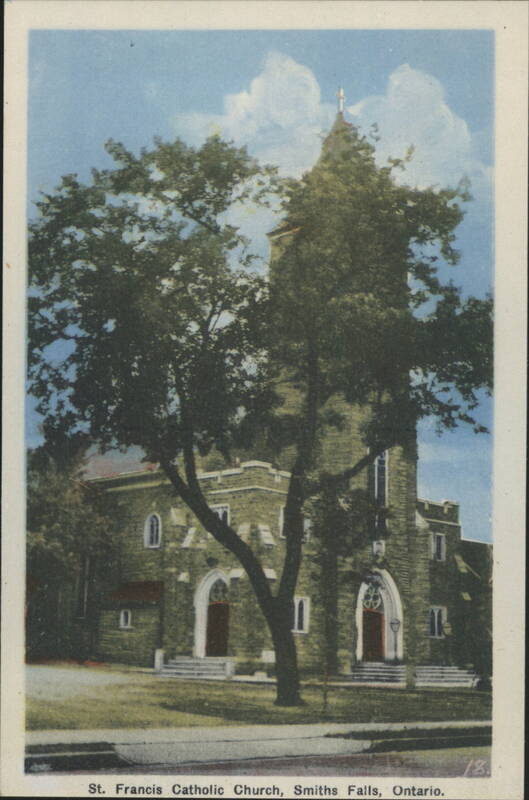 St. Francis Catholic Church with Steeple Smiths Falls ON Canada