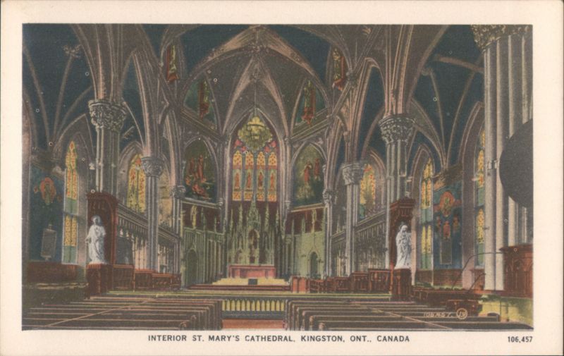 Interior St. Mary's Cathedral, Kingston, ON Canada