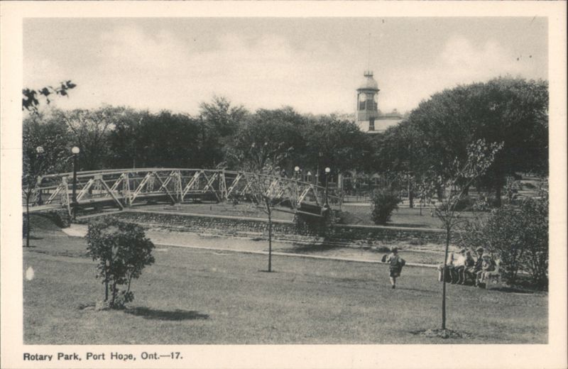 Rotary Park Bridge & Tower, Port Hope, ON Canada Ontario