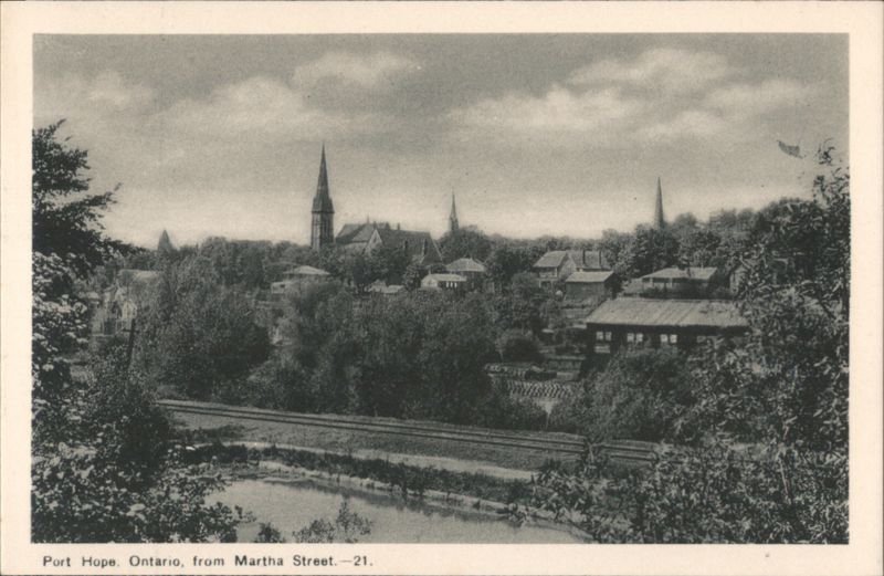Port Hope, ON, from Martha Street Canada Ontario