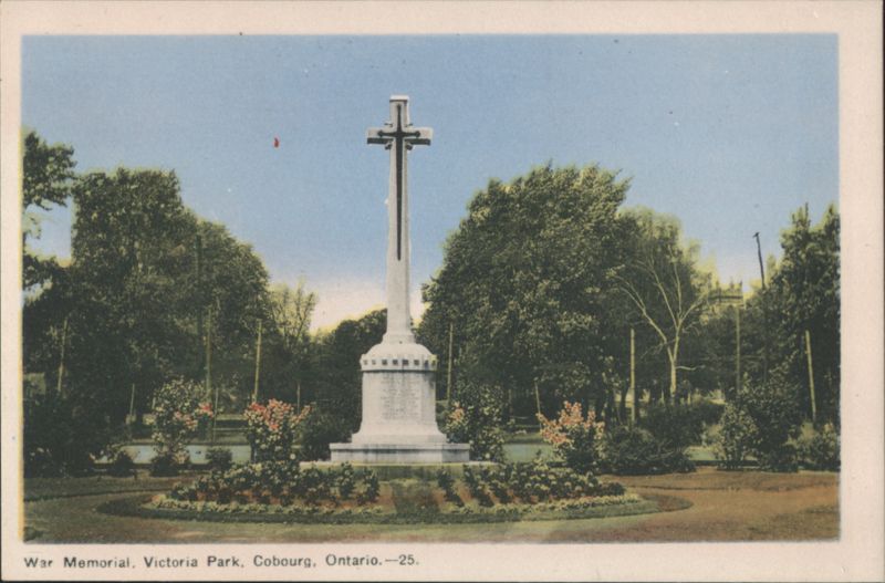 War Memorial, Victoria Park, Cobourg, ON Canada Ontario