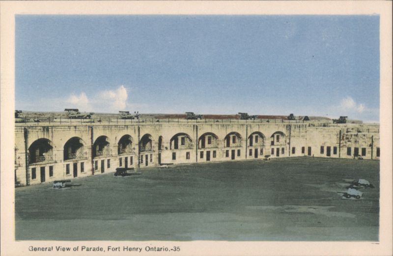 General View of Parade, Fort Henry, Ontario Canada