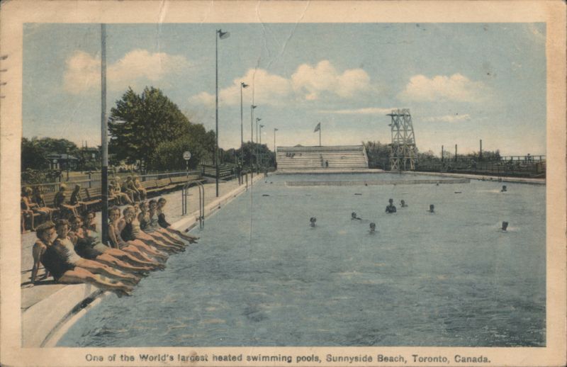 World's Largest Heated Swimming Pools, Sunnyside Beach Toronto Canada