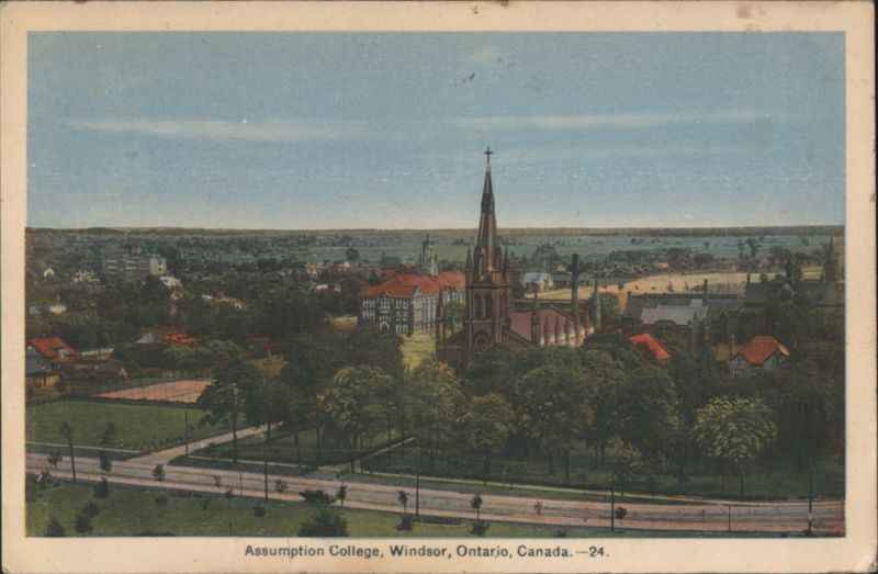 Assumption College & Town View, Windsor, ON, Canada