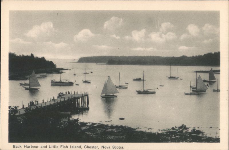 Back Harbour & Little Fish Island, Chester, Nova Scotia NS Canada