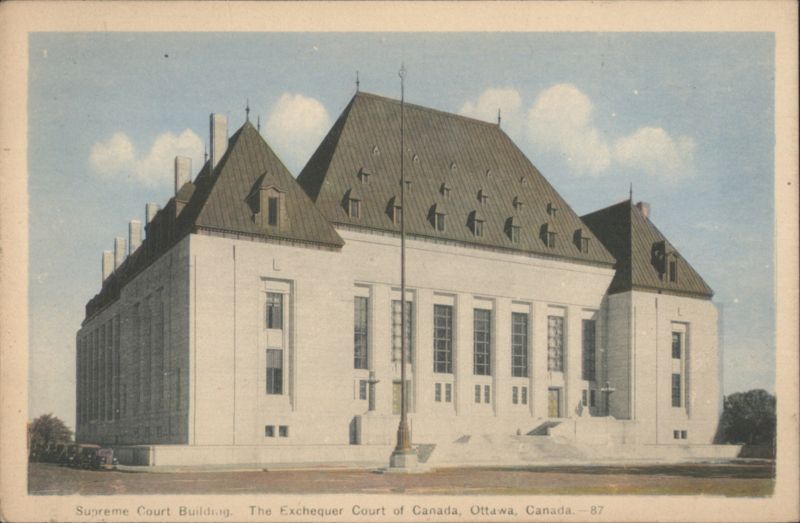 Supreme Court & Exchequer Court of Canada Building Ottawa
