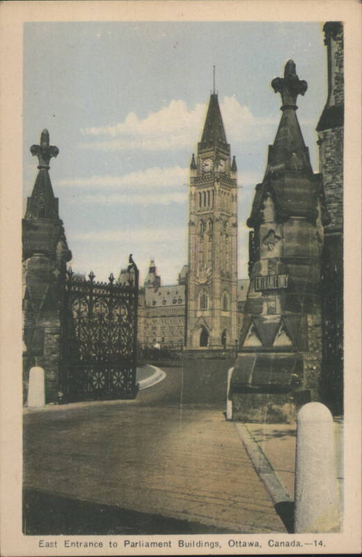 East Entrance Parliament Buildings, Ottawa ON Canada