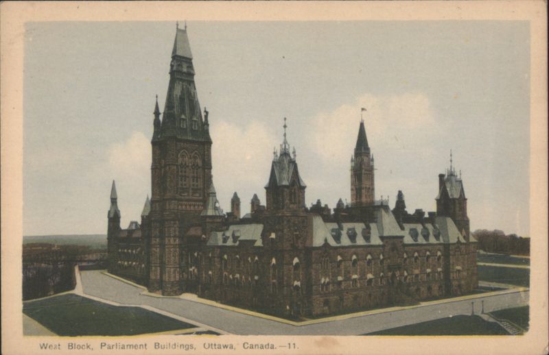 West Block, Parliament Buildings Ottawa ON Canada Ontario