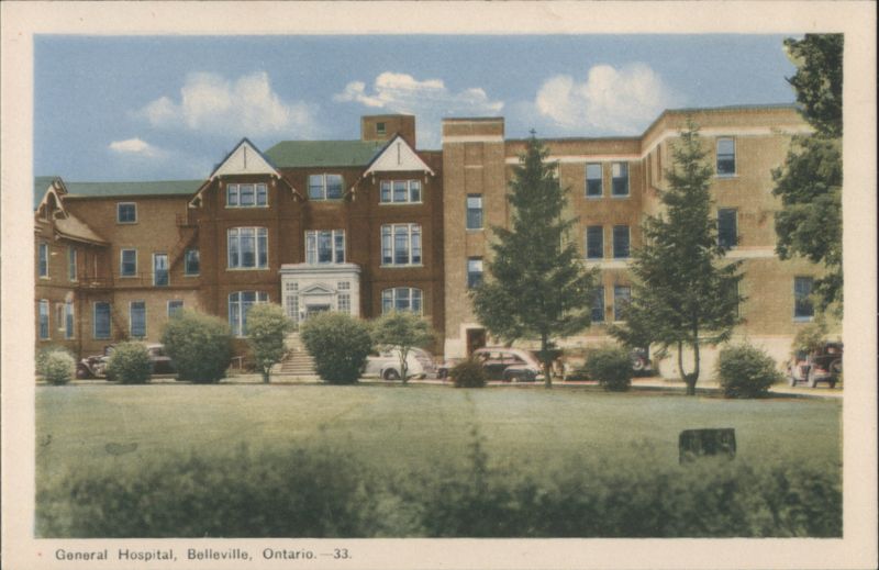 General Hospital, Belleville, Ontario Canada