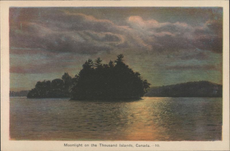 Moonlight on the Thousand Islands Canada Misc. Canada