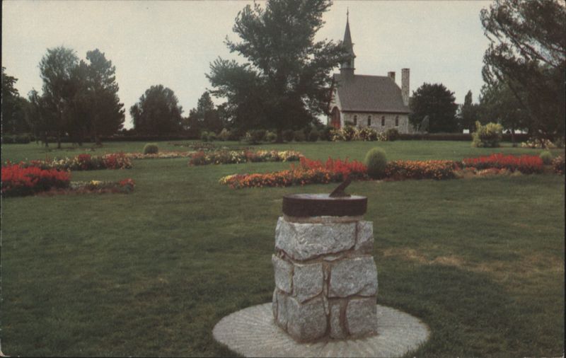 Grand Pré National Historic Park, Sundial, Church NS Canada