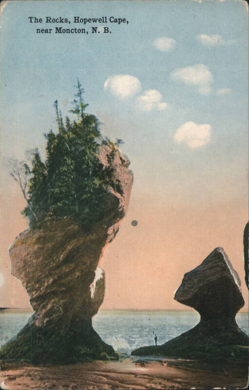The Rocks, Hopewell Cape, near Moncton, N. B. NB Canada