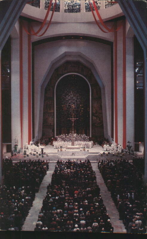 Saint Joseph's Oratory Basilica Interior, Feast Day Montréal QC Canada