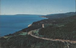 Coastal Scene on the Cabot Trail, Cape Breton, NS, Canada Postcard
