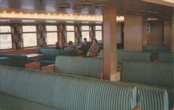 Main Lounge, M.V. Bluenose Ferry Postcard