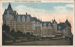 Chateau Frontenac, Quebec, Canada Postcard