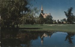 Church of St. Charles, Grand Pre Park, Acadian Tradition Postcard