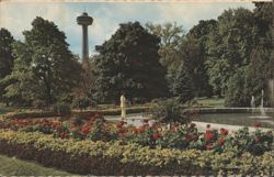 Queen Victoria Park Gardens & Skylon Tower Postcard
