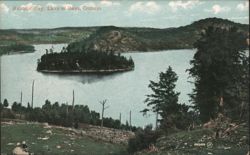 Rabbits' Bay, Lake of Bays, Ontario Postcard