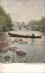 Marble Rock, Gananoque River, ON, Canada Postcard