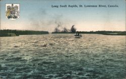 Long Sault Rapids, St. Lawrence River Postcard