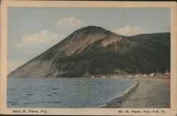 Mont St. Pierre, Quebec - Coastal Mountain View Postcard