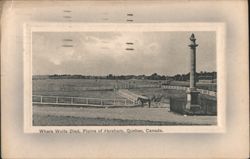 Wolfe Monument, Plains of Abraham, Quebec, Canada Postcard