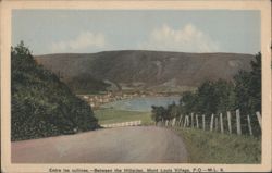 Mont Louis Village, Between the Hillsides Postcard