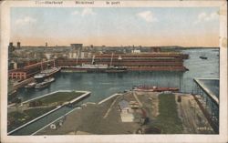 Montreal Harbour, Ships & Docks Postcard