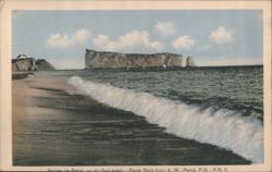Perce Rock from S. W. Perce, PQ Postcard