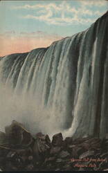 Niagara Falls, Canada Fall from Below Postcard