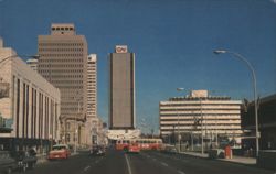 Edmonton City Hall & CN Towers, Civic Centre Development Postcard