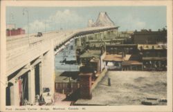 Pont Jacques Cartier Bridge, Montreal, Canada Postcard
