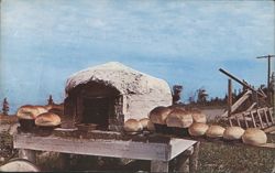 Outdoor Bread Oven, Gaspé, QC Postcard