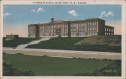Vocational School, Saint John, NB Postcard