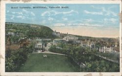 McGill University, Montréal Postcard