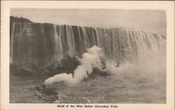 Maid of the Mist Below Horseshoe Falls Postcard