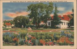 Lower Fort Garry, Manitoba - Motor Country Club Postcard