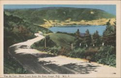 Mont Louis from the East, Gaspé, PQ Postcard
