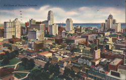 Air View of Toronto, Canada Postcard