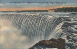 Horseshoe Falls of Niagara from Canadian Side Postcard
