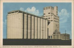 Government Terminal Elevator, 1,500,000 Bushels Capacity Postcard